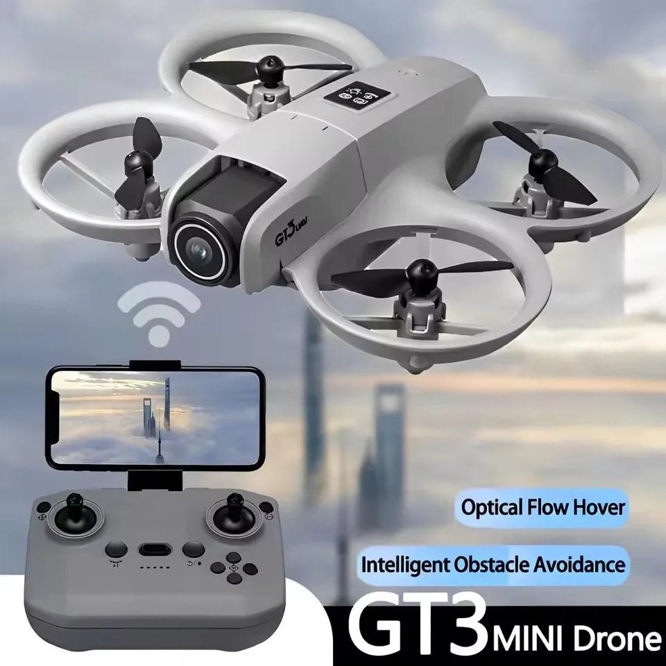 New Drones GT3 GPS 8K Professional HD 180° Dual Cameras 5G WIFI Brushless Motors Obstacle Avoidance FPV Foldable Quadcopter Toys