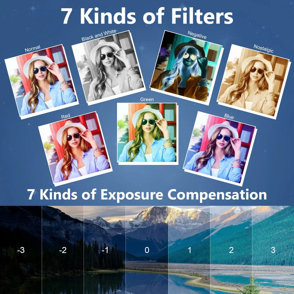 75MP Digital Camera For Photography 18X Zoom 5K UHD Vlog Camcorder Livestream Wifi Webcam 3.0 inch Flip Screen AF Selfie Camera