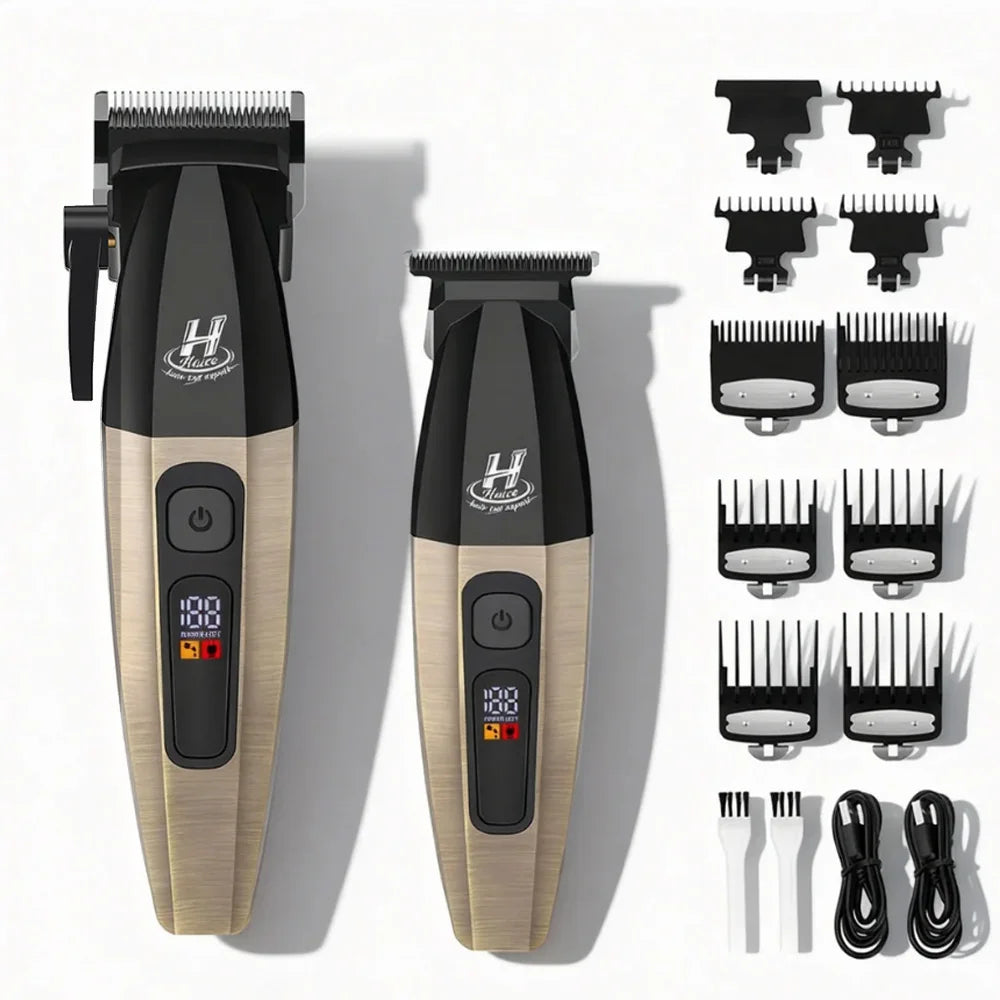 HNICE Hair cutting machine hair trimmer for men Professional Electric Hair Clippers Salons Barbershop Rechargeable accessories