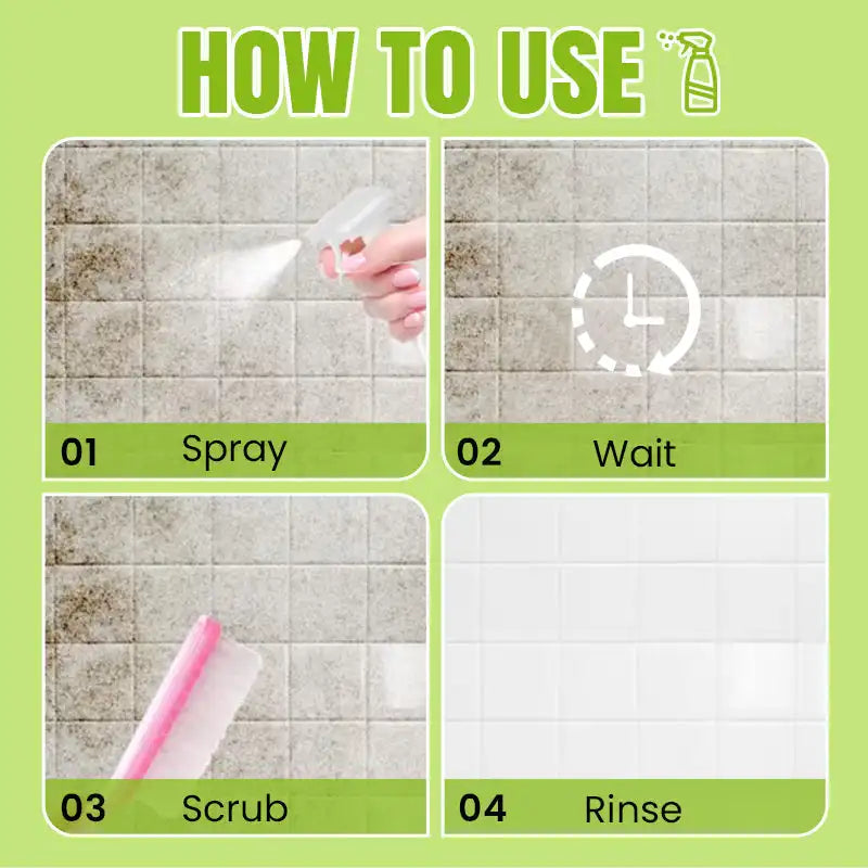 Multi-Purpose Oxalic Acid Stain Removal Cleaning Spray 300ml Oxalic Acid Cleaner Toilet Bathroom Tile Cleaning Agent
