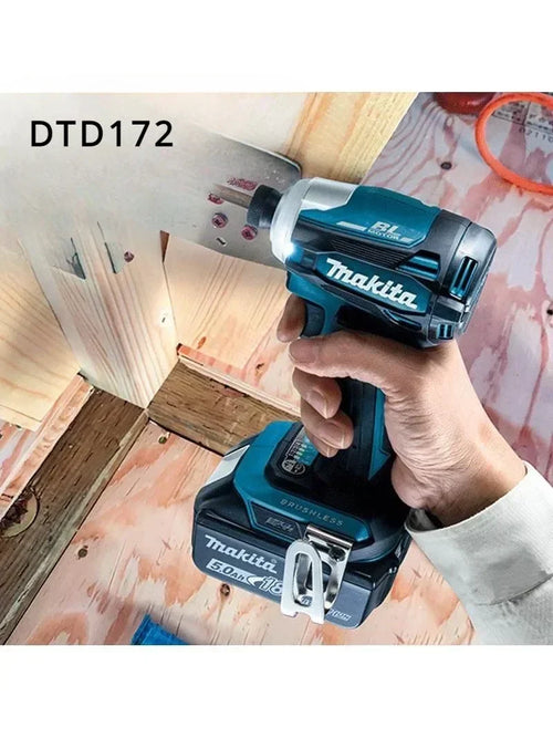 2025 Makita DTD172 Cordless Impact Driver 18V LXT BL Brushless Motor 180 N·M Power Tools Electric Drill for Wood Bolt T-Mode