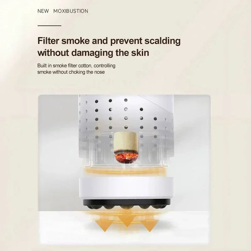 Moxibustion Scraping Massager Warm Body Massage Health Preservation Meridian Relieve Pain Scrap Board Beauty Health Protection