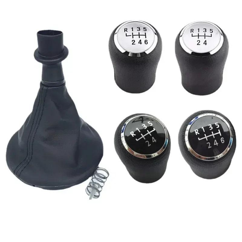For VW Transporter Multivan Caravelle T5 2003 2004 2005 2006 2007 2008 2009 2010 Car 6 Speed Gear Stick Shift Knob Leather Boot