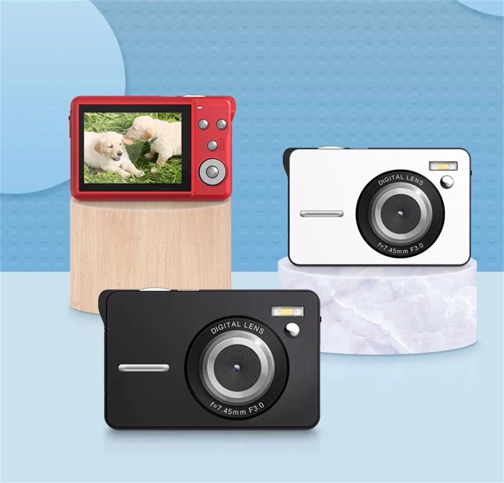 20X 56MP Digital Camera Photographic 2.7 Inch Screen 4K UHD Kids Camcorder Face Detect Auto Focus Self-Timer Camera For Children