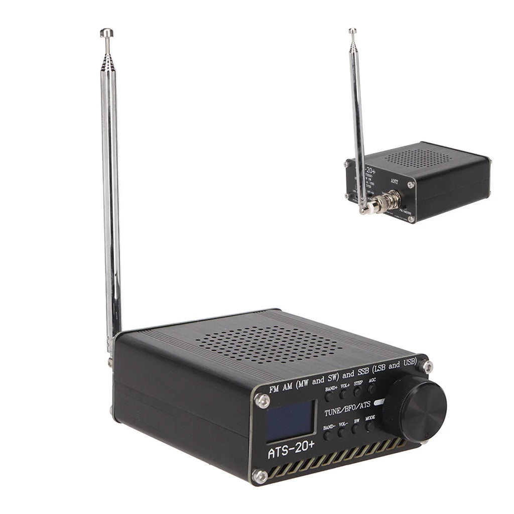 ATS 20+ Radio Receiver Easy To Read Portable World Band Digital Receiver Professional Lightweight for Home for Outdoor Camping