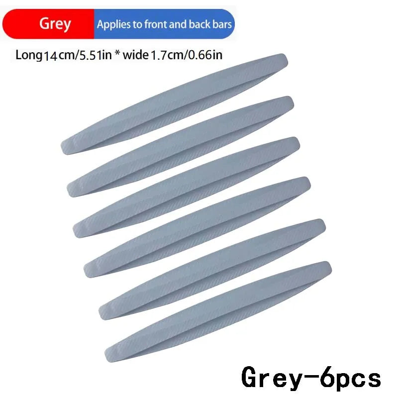 6/4 Piece Universal Front Rear Bumper Corner Protector Guard Car Anti-collision Protection Decoration Strip Car Accessories New
