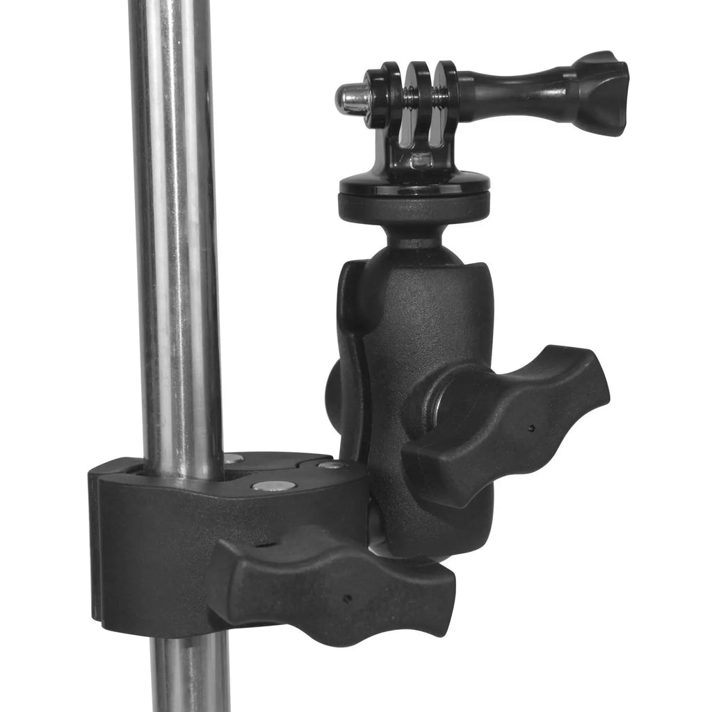 Panoramic sports camera motorcycle mount suitable for GoPro DJI Insta360 handlebar selfie stick fixing bracket accessories