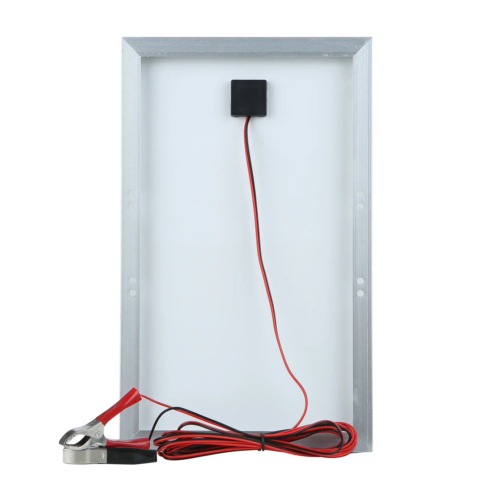 30W D C 12V/18V Solar Panel Kit Set with Alligator Clip/ IP65 Water Resistance for Home Indoor Outdoor Use Portable