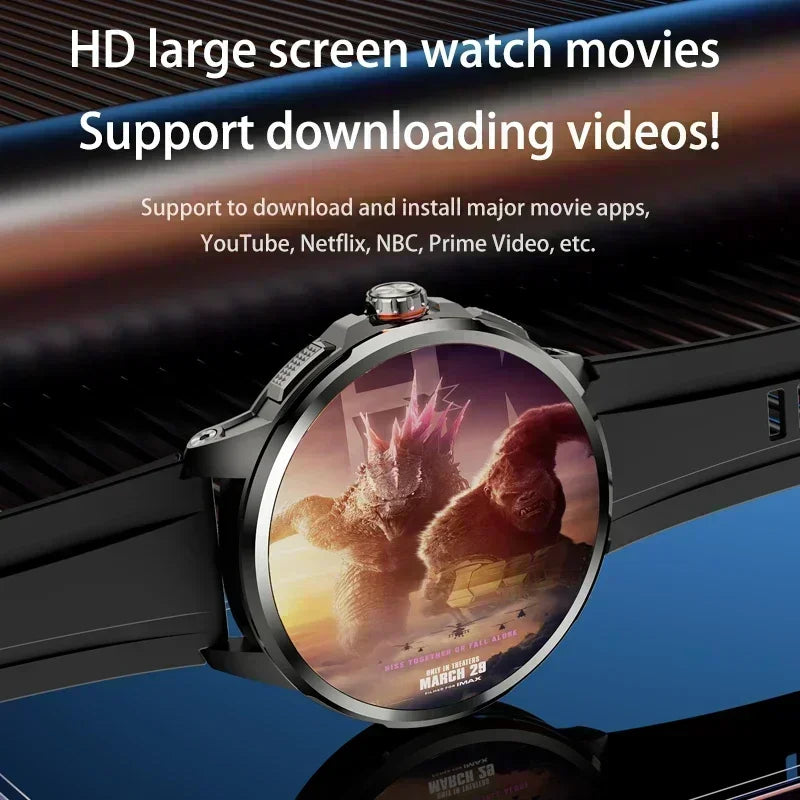5G Full Network Smart Watch H99 Smartwatch 1.95" HD AMOLED Screen GPS track Heart Rate Bluetooth Call Compass Smartwatch for Men
