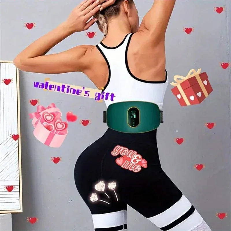 Revolutionary Fat Spinning Machine USB Plug Fiber Waist Belt Waist Fitness Massager Weight Loss and Body Shaping Instrument