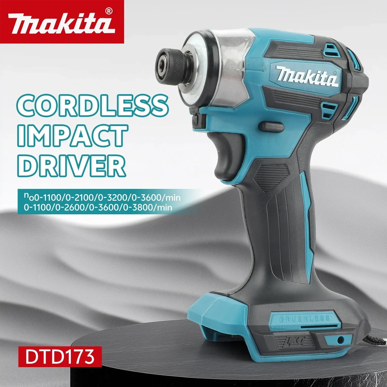 Makita DTD173 18V Cordless Impact Driver LXT BL Brushless Motor Electric Drill Wood/Bolt/T-Mode 180 N·M Rechargeable Power Tools