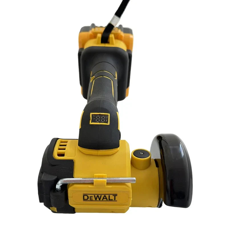 DeWALT Cordless 3 Inch Brushless Digital Display  Angle Grinder Polishing Grinding Machine Electric Cutting Tools 18V Battery