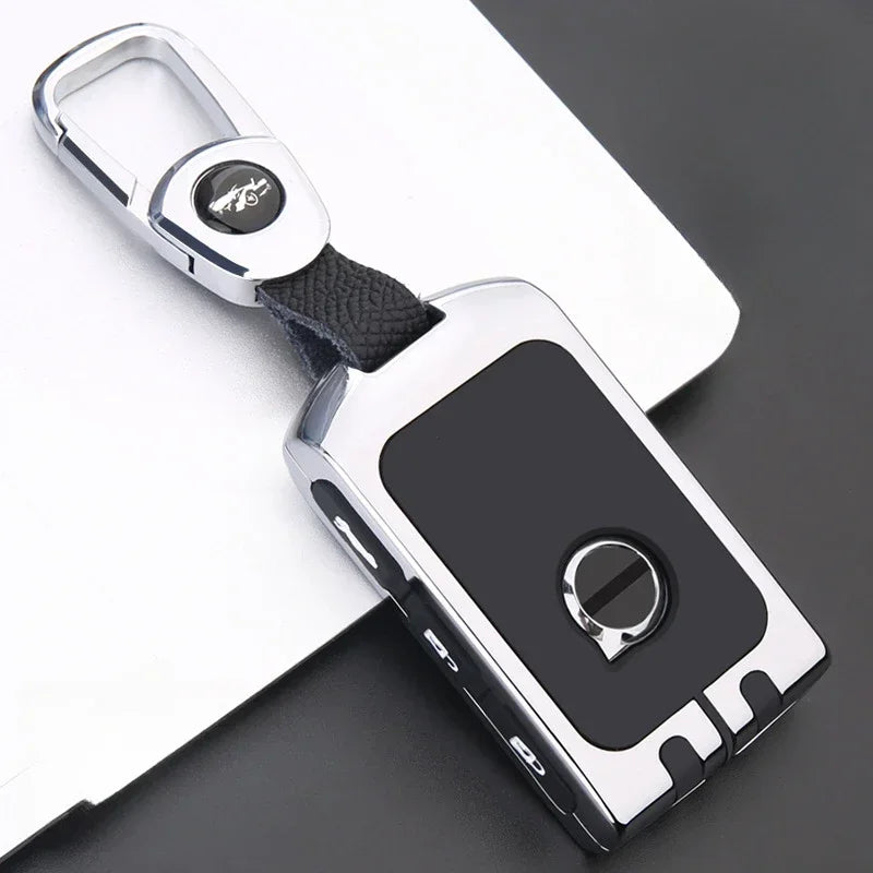Car Zinc Alloy Key Case Holder Cover Shell For Volvo XC40 XC60 S90 XC90 V90 2017 2018 T5 T6 T8 Fob Smart Key Protection Bag
