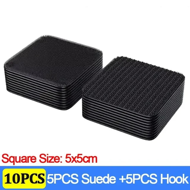 Carpet Fixing Stickers 100/2pcs Double High Adhesive Car Fixed Patches Non-slip Mat Home Floor Foot Mats Non-slip Grip Tapes New