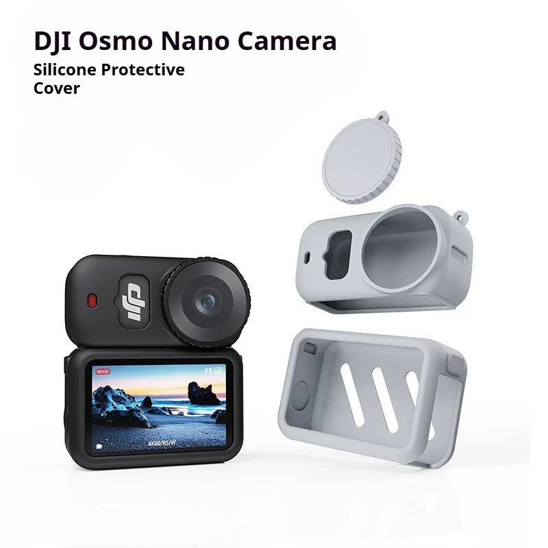 DJI OSMO Nano Full-Body Silicone Cover, Scratch-Resistant Protective Camera Skin, Ultra-Fit Lightweight Accessory