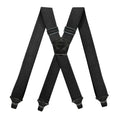 High Elastic Adjustable Work Suspenders For 3.8cm Wide with 4 Plastic Gripper Clasps Solid Color Elastic Trouser Pants Braces