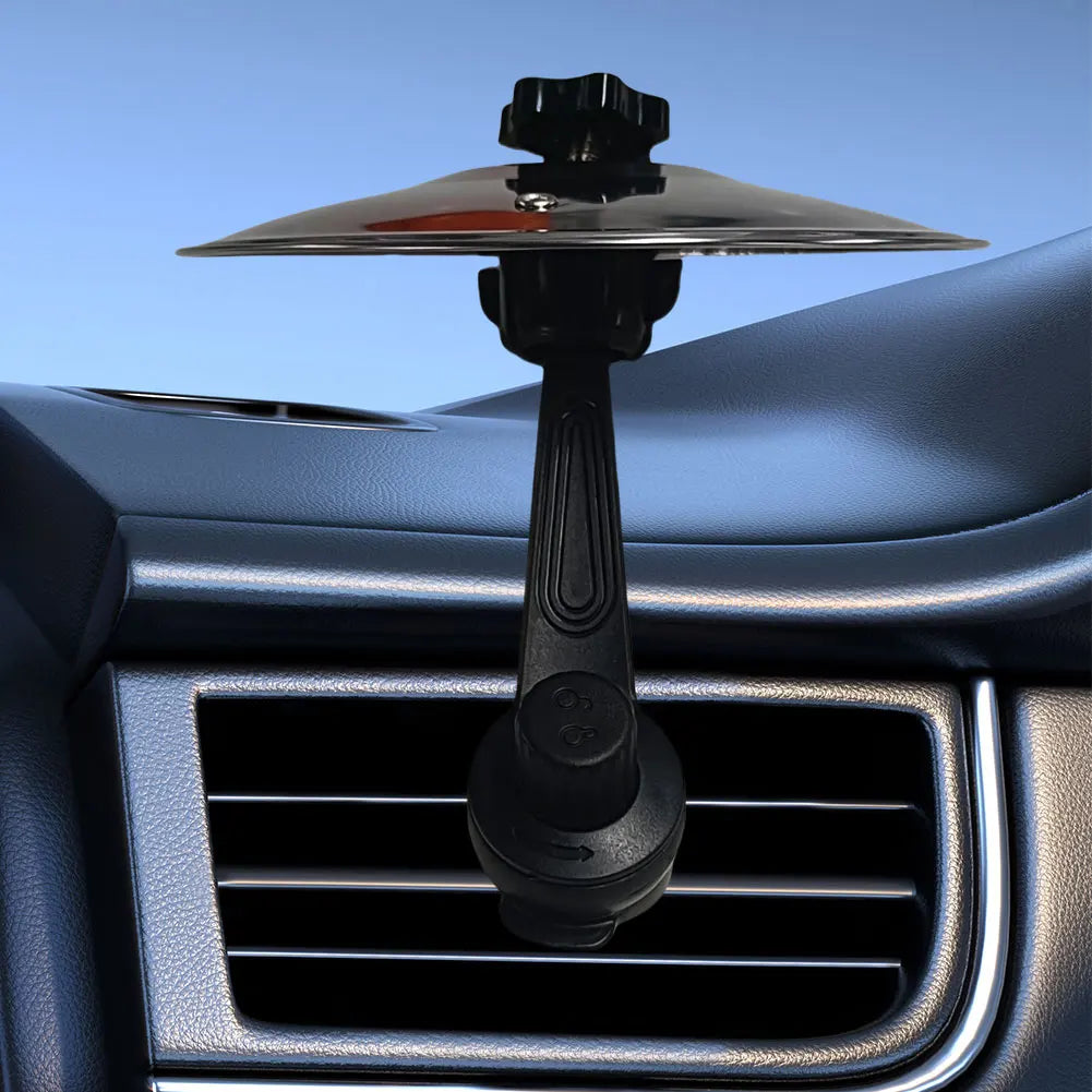 2/1PC Vehicles Musical Saucer Car Crash Cymbal Alloy Car Crash Drums Cymbal Air Vent Drum Mini Drum Clip-On Mini for Music Vent