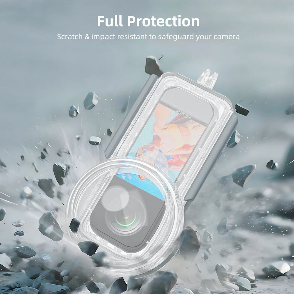 Seafrogs 50meter waterproof camera housing for Insta 360 X5