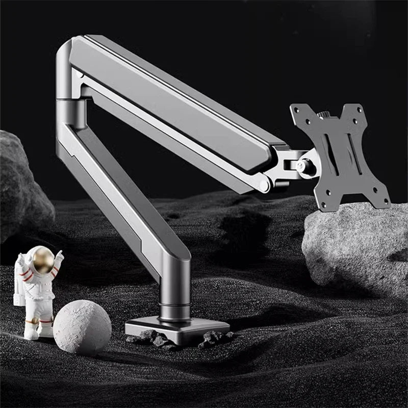 Universal Single Monitor Bracket Up To 32 Inches And 19.8 Lbs Per Screen Computer Desk Mount Stand Adjustable Computer Bracket