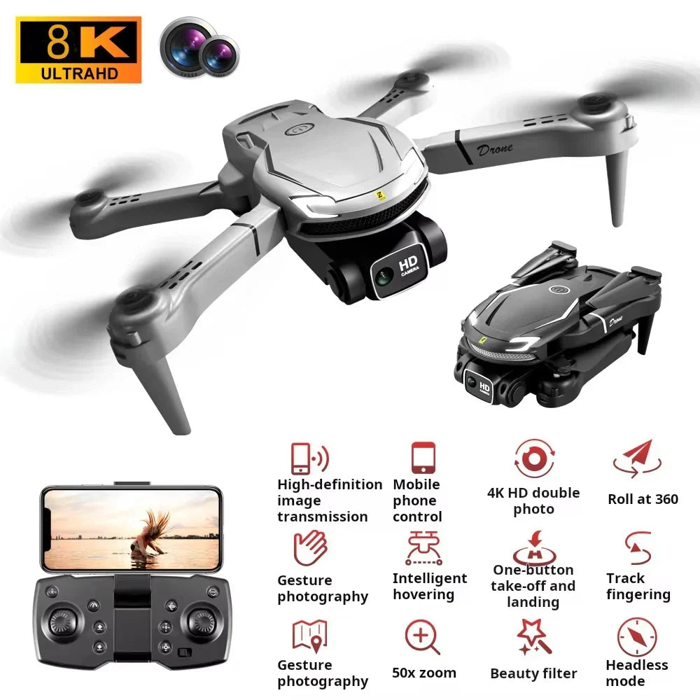 2025 New Original V88 Drone 8k 5G Professional HD Dual Camera Aerial Photography 15000m Remote Control Aircraft Quadcopter Toy