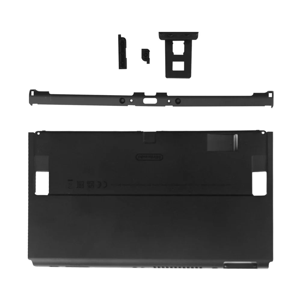 Faceplate for Switch OLED Housing Shell Backplate Cover Kits ABS Replacement Bottom Housing Shell Case Repair Parts Back Cover