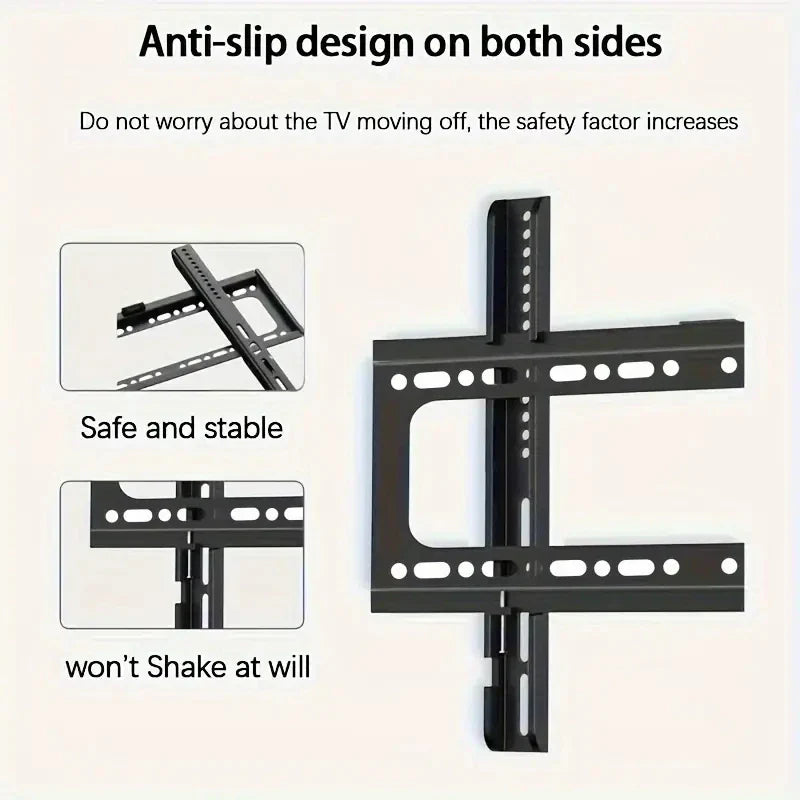 Universal TV Wall Mount Bracket for Most 26-65 Inch LED Plasma TV Mount up to VESA 400x400mm and 110 LBS Loading Capacity