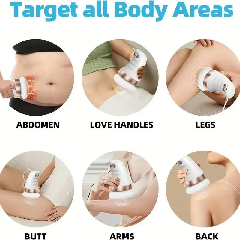 Electric Cellulite Massager Body Sculpting 360 Degree Machine Fat Burner Slimming Weight Loss Skin Lifting Beauty Care Device