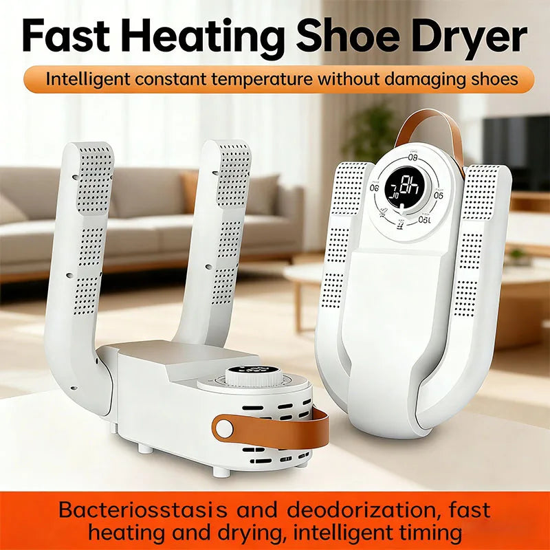 New Intelligent Shoe Dryer Quick Drying Deodorizing Sterilizing Adjustable Timer Household Shoe Warmer And Heater