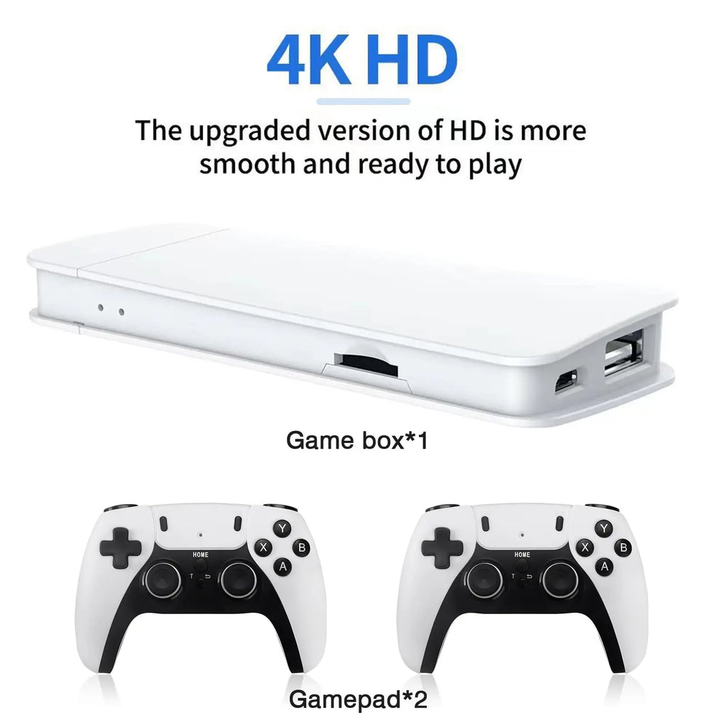 M15 Video Game Console 2.4G Wireless Dual Controller Retro TV Game Stick 20000 Classical Games Two Player Game Big Color Box