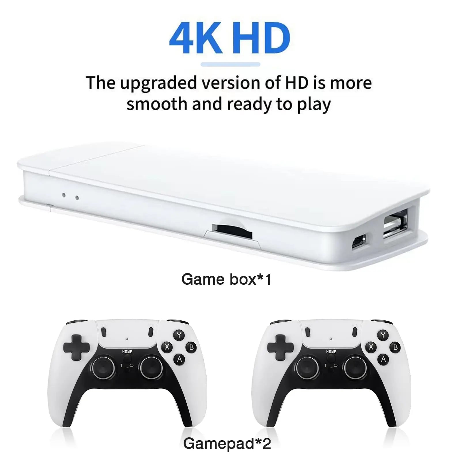 M15 Video Game Console 2.4G Wireless Dual Controller Retro TV Game Stick 20000 Classical Games Two Player Game Big Color Box