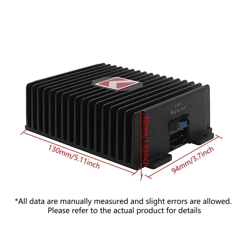 Car DSP Amplifier Hi-Fi Booster Audio Digital Sound Processors 4*80W for Android Speaker Subwoofer Power Car Radio Stereo