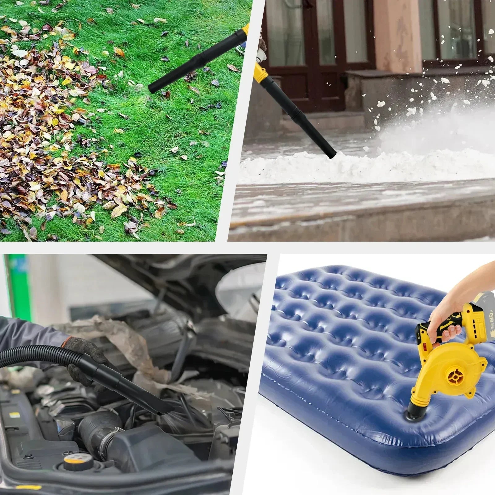 DeWALT Battery Brushless Electric Air Blower Cordless 2in1 Vacuum Clean Dust Collector Turbo Fan hair dryer Leaf cleaner