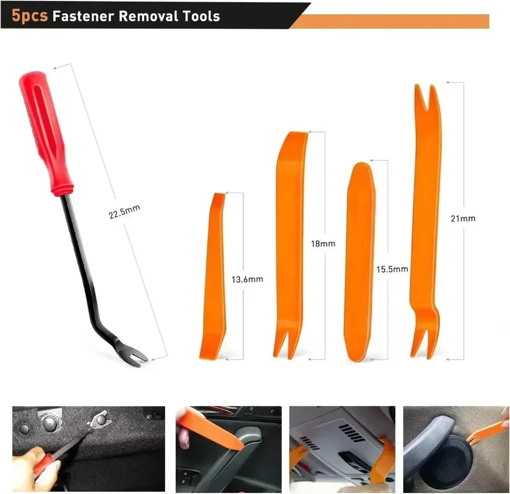 800pcs Car Plastic Retainer Clips Kit 680pcs Auto Fender Push Pin Rivet Door Trim Panel Car Fastener Clip Mixed Set Amagi