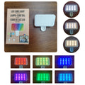 Portable Mini Selfie Fill Light Rechargeable 3 Modes Adjustable Brightness Clip On For Mobile Phone Make Up Computer Fill Light