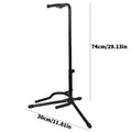 Folding Adjustable Instrument Stand Guitar Rack Instrument Display Stand Bass, Acoustic, Classical, and Electric Guitar Support