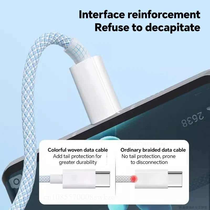 3 In 1 Fast Charging Cable 100W For Xiaomi iPhone Poco Micro USB Type C Charger Cable Cord Multiple Usb C Charging Wire Line