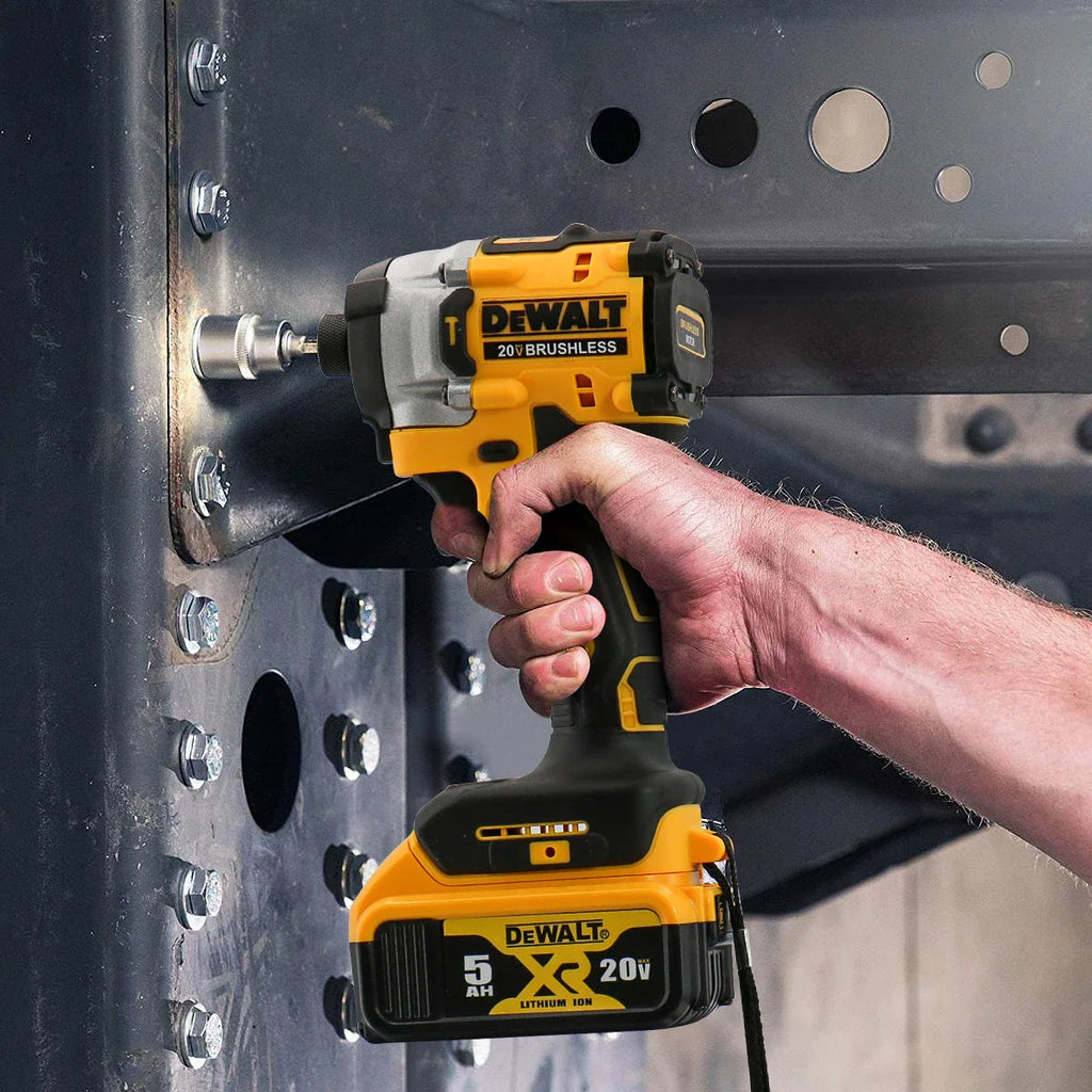 Dewalt DCF860 Cordless Brushless Electric Screwdriver Impact Function 20V Battery 282N.m Lightweight at 1kg Electric Power Tool