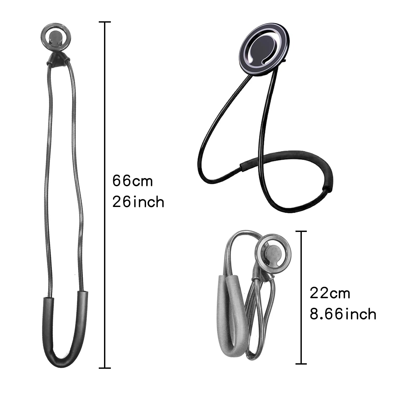 Universal smartphone holder, neck-hanging magnetic phone holder, lazy phone holder