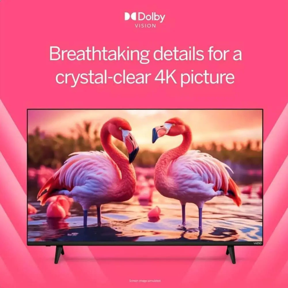 55-Inch 4K UHD Smart TV Bundle with HDR10+, VRR, Bluetooth, Alexa Compatible, HDMI Cable & Protection Plan