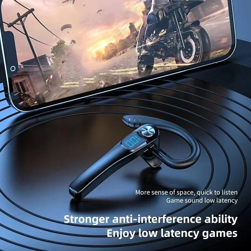 Wireless Headphones With Microphone Bluetooth Earphones ENC Noise Cancelling Hands-free Headset Busines Auriculares Driving