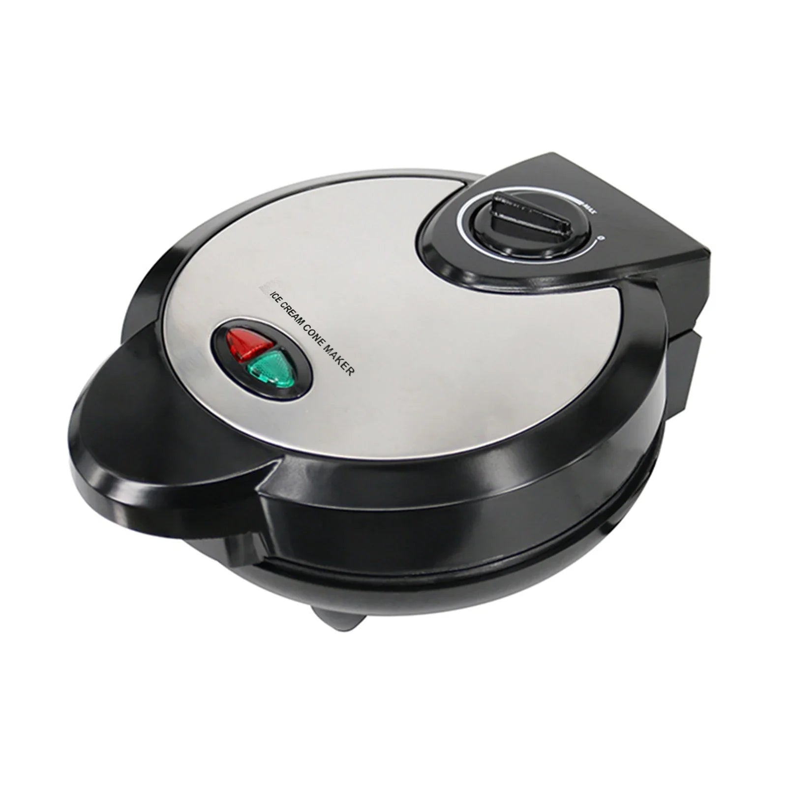 Electric Ice Cream Cone Maker Multi-function Breakfast Machine 1200W Waffle Maker Nonstick Baking Iron Machine Stainless Steel