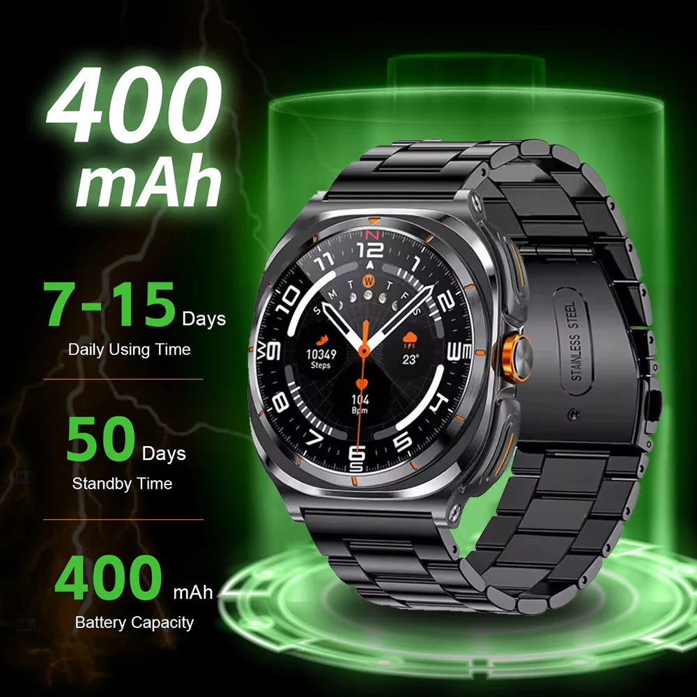 2026 New Upgraded TWS 2 in 1 Men SmartWatch with Headphones Bluetooth Call IP68 Waterproof Outdoor Sport Smartwatch For gift Hot