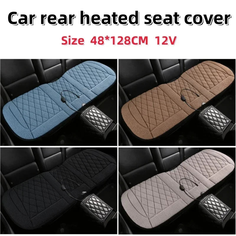 Heated  Rear Car Seat Cover Car Heating Cushion Winter Heated Seats Auto Seat Warmer 12V Seat Cushion for Rear Car Seats Cushion