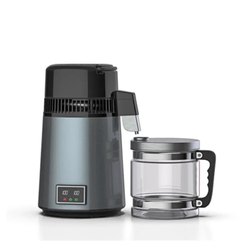 750W 4L Water Distiller, Household Stainless Steel Water Purifier for Pure Distilled Water, Distillation Machine with Filter for
