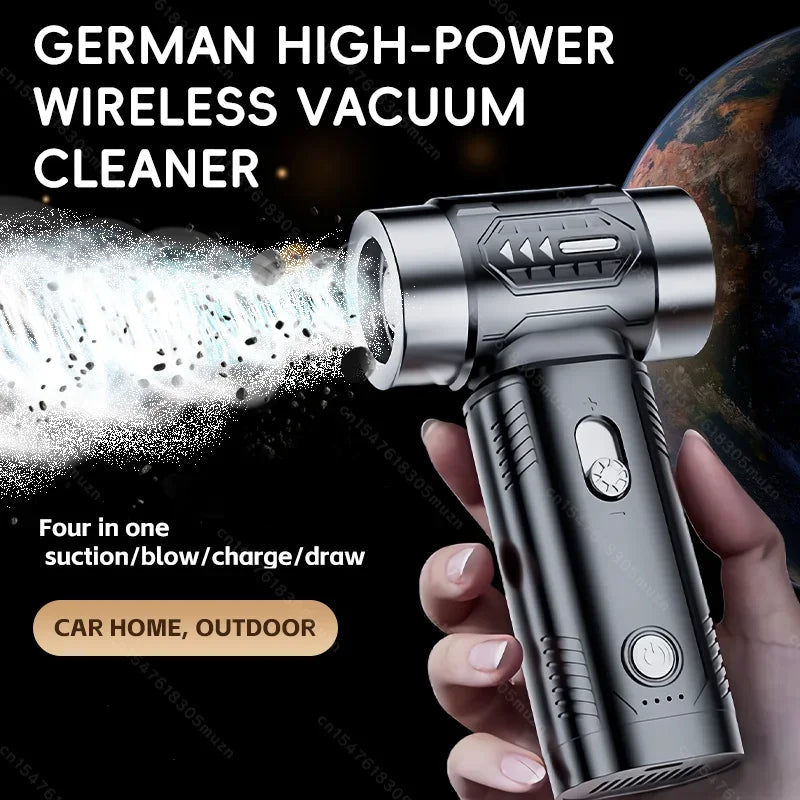 Air Blower Wireless Car Vacuum Turbofan Dryer Mini TurboJetFan Brushless Motor Handheld Duct Fan Portable Charging CleaningDryer