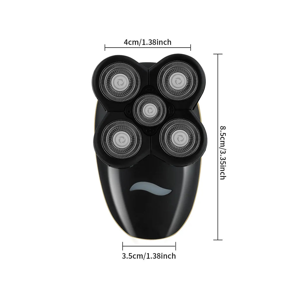 HIEAN Men 6D Floating Men Electric Shaver Wet Dry Beard Hair Trimmer Electric Razor Rechargeable Bald Head Shaving Machine