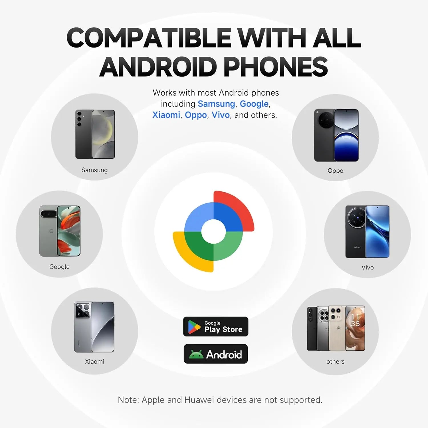 MiLi Google Find My Gps Tracker Android Bluetooth Smart Activity Trackers Wearable Devices Android Airtag Waterproof Smart