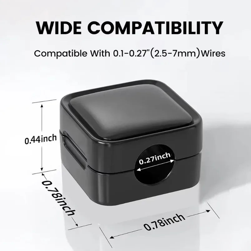 3-12 PCS Cable Winder Magnetic Cable Clips Adjustable Cord Holder Under Desk Cable Management Wire Keeper Cable Organizer Holder
