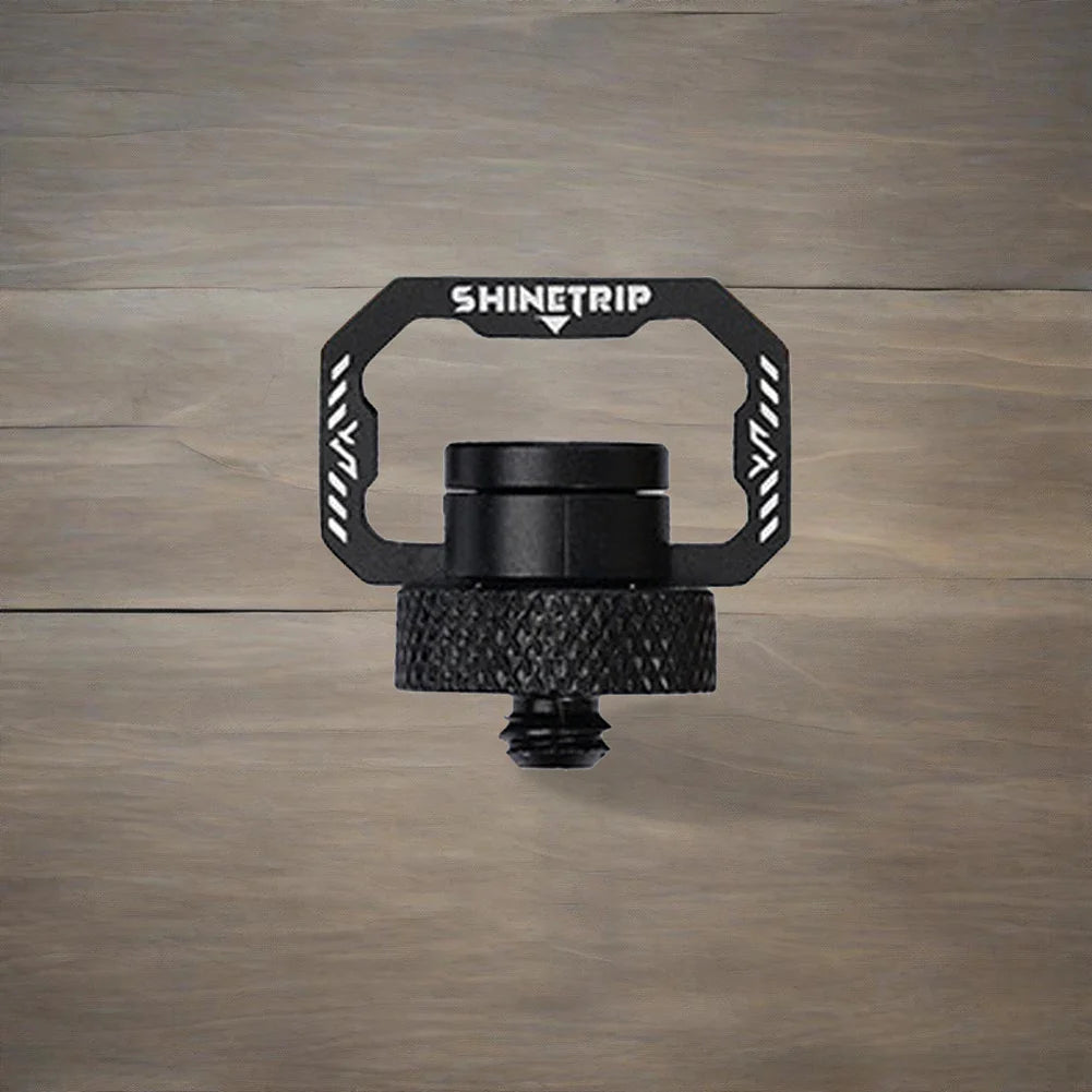 Light Stand 1/4 Thread Camping Light Holder with Lanyard Portable Light Hanger Multifunctional for Light Camera Speaker