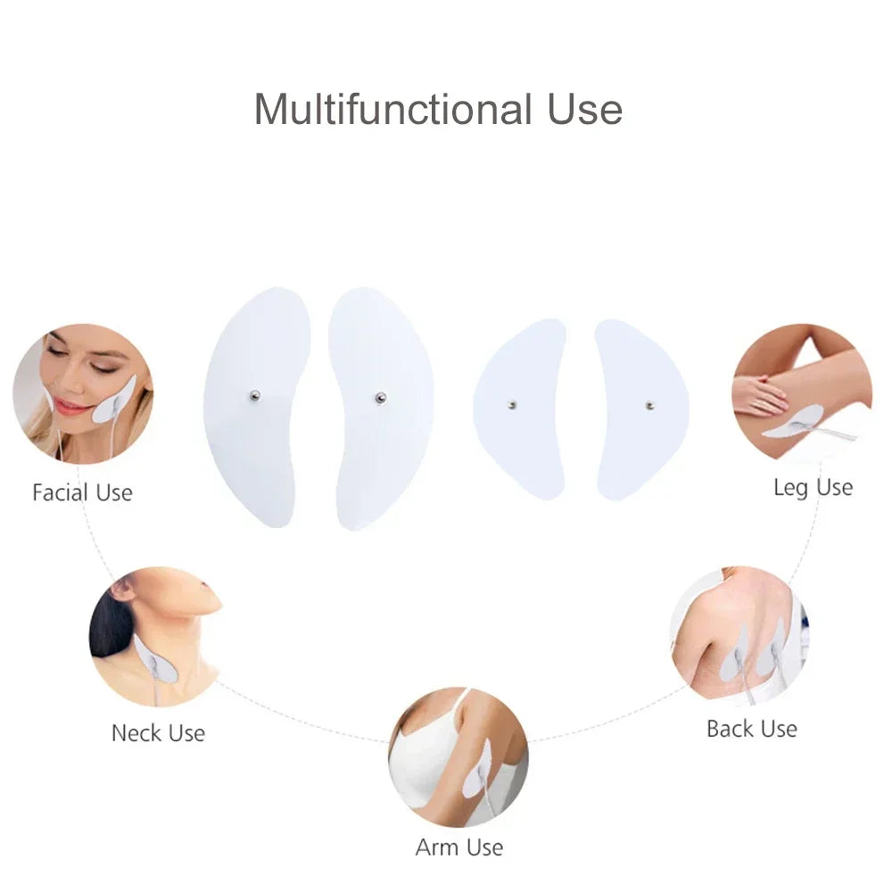 4/16PCS Muscle Stimulator Electrode Pads EMS Muscle Stimulator Electric Massager Replacement Conductive Gel Sticker Health Care